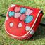GOLF Putter Cover Họa Tiết Trái Tim Chèn Câu Lạc Bộ Nắp Bảo Vệ Đa Năng Bao Từ GOLF Cung Cấp