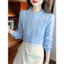 S-3XL Nữ Cotton Chắc Chắn Trắng Áo Sơ Mi Nữ Thời Trang Dài Tay Công Sở Nữ Làm Việc Rời Top Áo Sơ Mi
