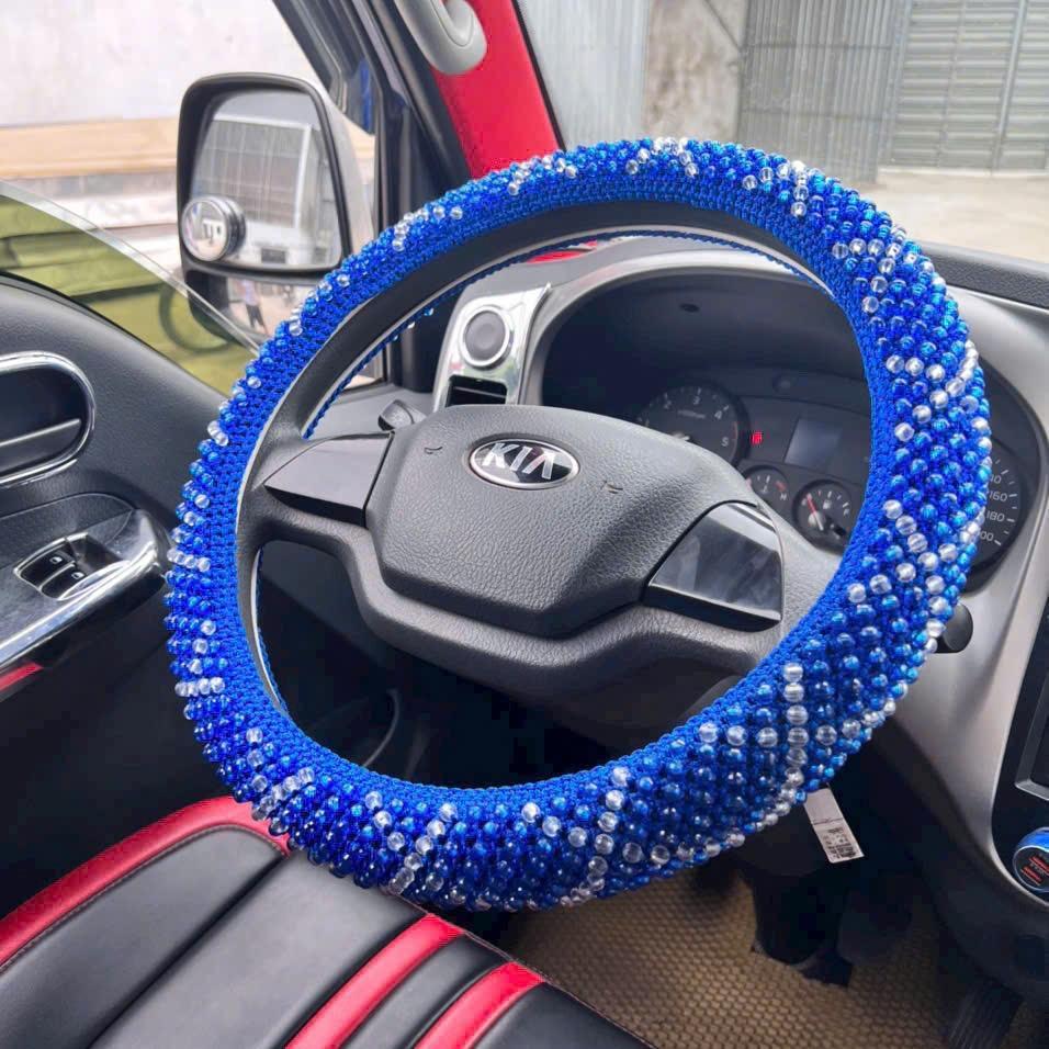 [HÀN QUỐC] Bọc vô lăng hạt cườm Hàn Quốc LOẠI 1 cốt to cầm đầm tay chống ra mồ hôi tay dành cho các dòng xe