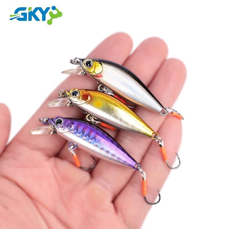 GKY 3.3G Micro-Object Trembling Và Chìm Nhỏ Mino Câu Cá Bass Coy Miệng Nước Ngọt Mini Luya Mồi Giả GKY