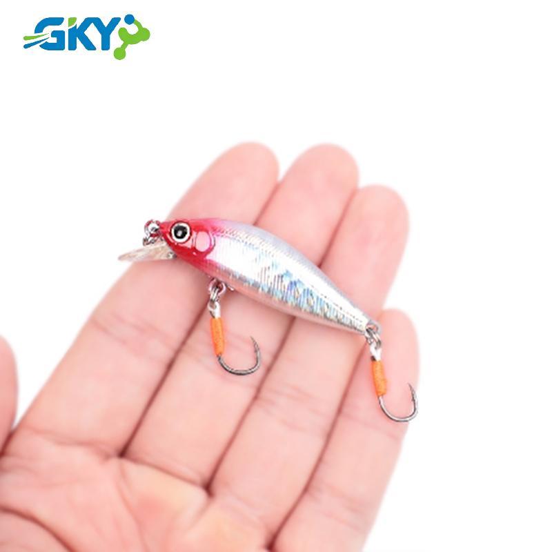 GKY 3.3G Micro-Object Trembling Và Chìm Nhỏ Mino Câu Cá Bass Coy Miệng Nước Ngọt Mini Luya Mồi Giả GKY