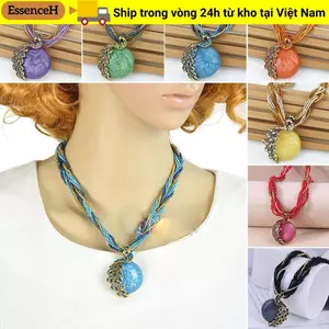 Mặt dây chuyền tua rua ESSENCEH Hot Women Design Mặt dây chuyền thời trang