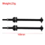2 Chiếc Thép Phía Sau Trục Truyền Động CVD Trục Lái Nâng Cấp Bộ Cho Tamiya Fighter NXGEN DT04 58741 Tỉ Lệ 1 / 10 RC Xe Phụ Kiện