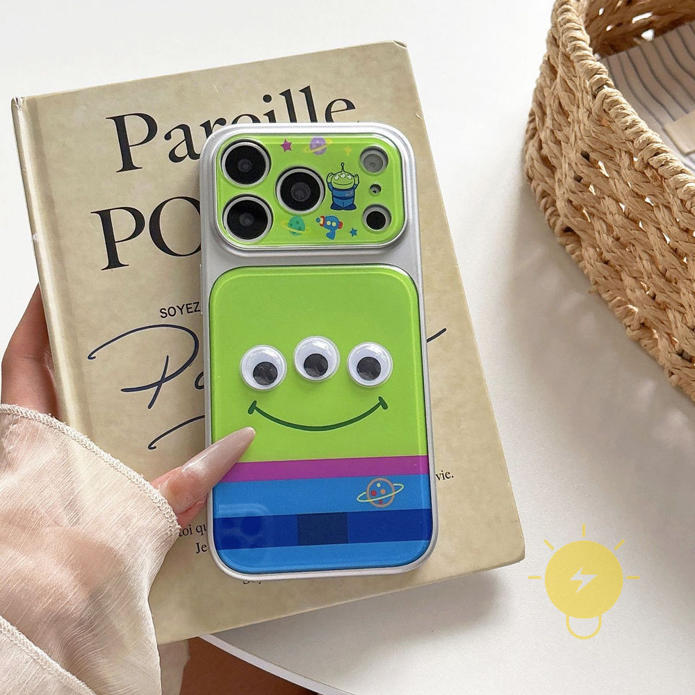 Phone Case For iPhone 17 Pro Max 16 15 14 TPU 3D Three-eyed Man Three-eyed Man Aesthetic Korean Cute