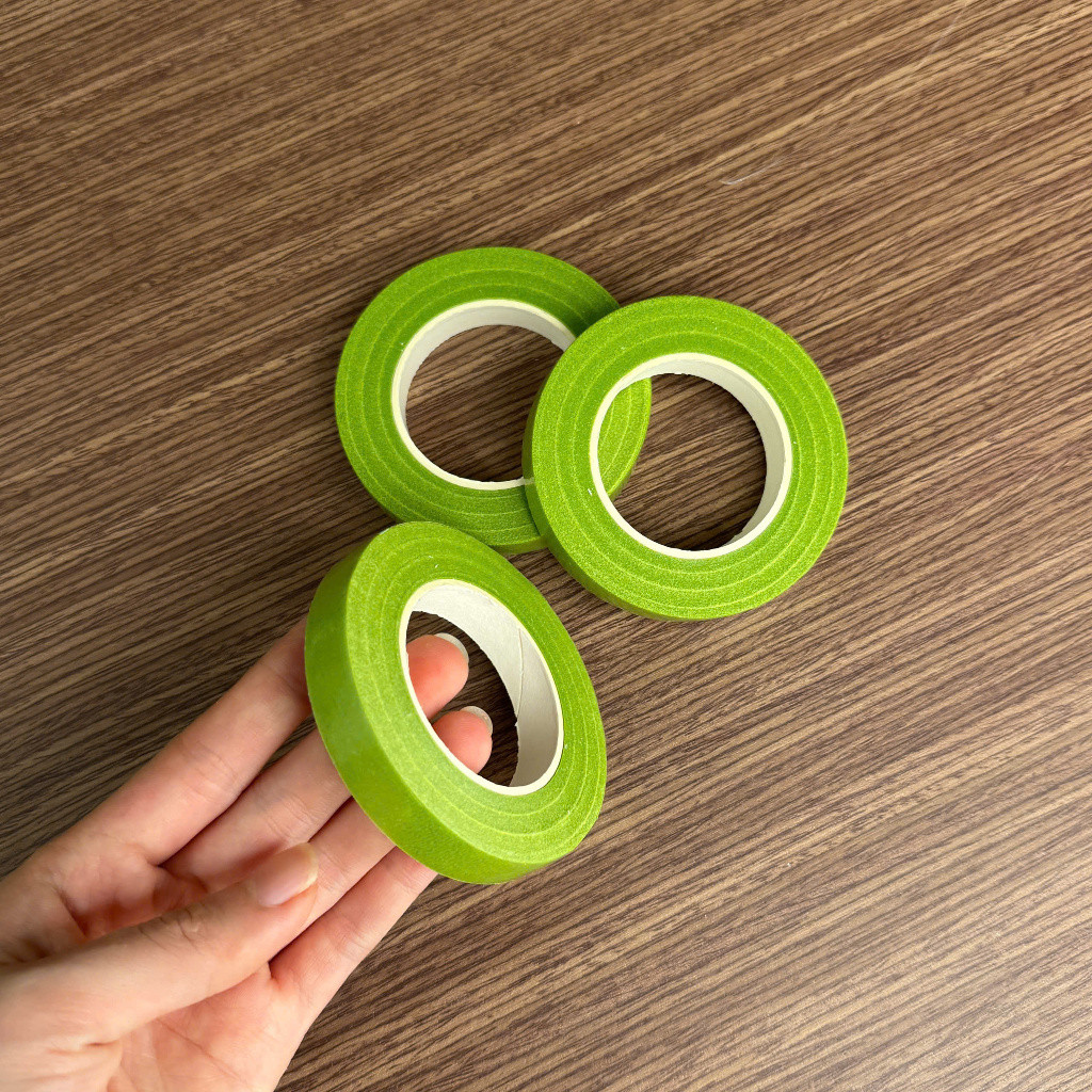 [HỎA TỐC HCM] 12 BĂNG KEO SÁP cuốn cành hoa - Làm bó hoa, trang trí, handmade đẹp và chắc ANGIHOME