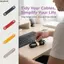 LACYESUK 10 Cái Dụng cụ sắp xếp dây quản lý cáp, Dây buộc cáp bảo vệ cáp bằng da PU, Bộ sắp xếp gọn gàng không bị rối Bộ cuộn cáp lưu trữ máy tính để bàn cho dây tai nghe