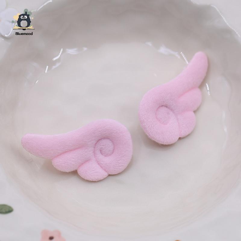 [Bluemood] 1 Đôi Cánh Thiên Thần Nhỏ Thổ Cẩm Phong Cách Nhật Bản Ngọt Ngào Trang Trí Quần Áo Y2K Sang Trọng Túi Mũ Phụ Kiện Mới