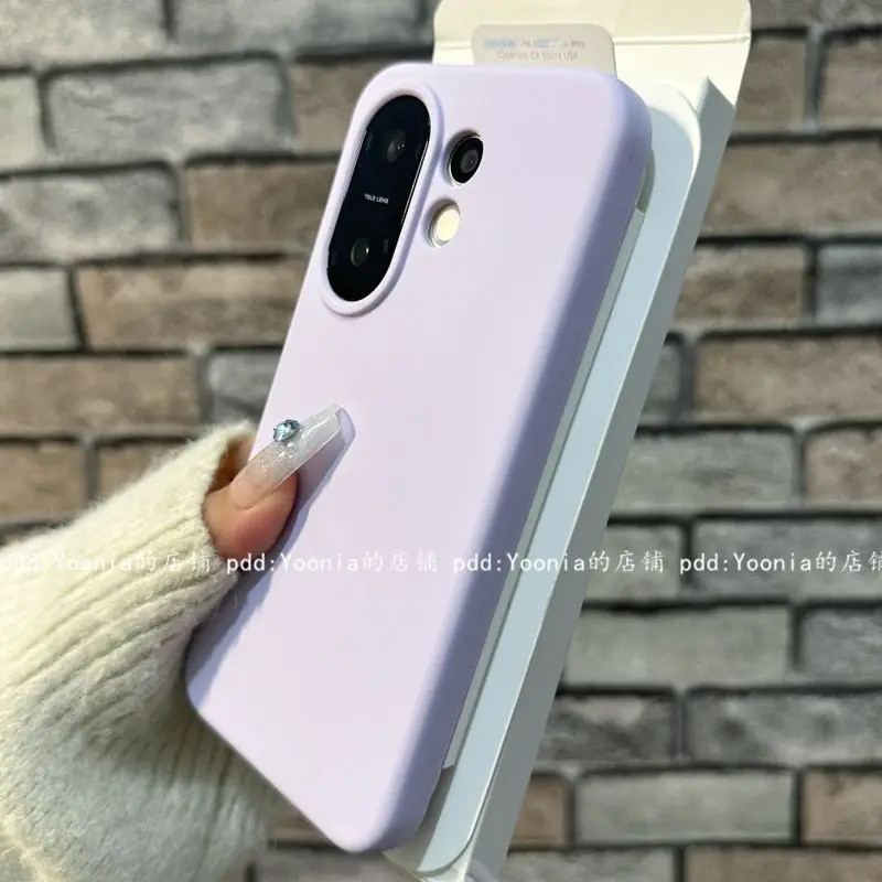 Dành Cho VIVO X200 FE Ốp Lưng Silicon Lỏng Thân Thiện Với Da Mới Chống Bụi Bẩn Và Chống Rơi Cho VIVO S30 Pro Mini Funda