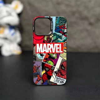 #ỐpLưngiPhone# Ốp điện thoại họa tiết Người Nhện cho iPhone 15 14 13 12 11 Pro Max Xr