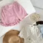 Phong cách mới (80-120) Phong cách mỏng mùa hè Thời trang phù hợp Quần short ngoài viền nấm thông thường phù hợp