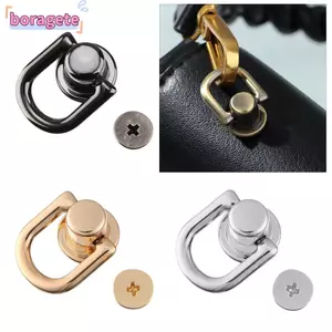 BORAGETE Khóa Móng Tay DIY Ví Da Thủ Công Túi Vít Túi Móng Tay Chụp Đinh Nút