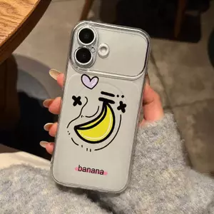 Chuối trăng cong Trường hợp iPhone 1716 phù hợp 15p14 Soft Case 13 Tất cả12/11x