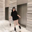 Áo Dáng Bí In Lưng X Cha Ne0 KCloset Váy Bồng Co Giãn Mềm Mịn Hách Dáng NA182