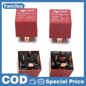Rơle hạng nặng chống nước 4 / 5Pin DC 24V 12V 80A Rơle ô tô