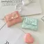# HB # Sweet Đa Năng Mini Canvas Ví Đựng Tiền Xu Trang Sức Túi Đựng Thẻ Túi Lipsti Nhỏ Màu Kẹo Ví Dễ Thương Ngoài Trời.