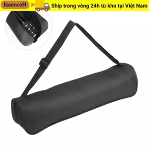 Túi xách tay ESSENCEH, có dây đeo Chân máy màu đen, (40-84cm) Túi đựng chân máy di động bằng vải Chân máy đứng