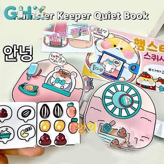 GHX Mới Kawali Dễ Thương DIY Stier Trò Chơi Little Hamster Giữ Im Lặng Sách Ngộ nghĩnh DIY Anime Bé Gái Quà Tặng Đàn Áp Đồ Chơi Cho Trẻ Em VN