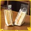 100 Chiếc Bánh Sandwich Bọc Đặc Biệt Dùng Một Lần Dễ Xé Trong Suốt Tam Giác Bánh Nướng Bánh Mì Túi Đựng