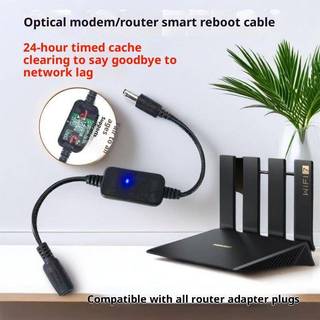 DIAPER & CORED Bộ định tuyến WiFi tự động Khởi động lại Hẹn giờ 24H Mô-đun đặt lại tắt nguồn DC 5V-15V 5.5x2.1mm YTH