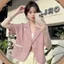 Houndstooth Tay Ngắn Phù Hợp Với Áo Khoác Nữ Mỏng Phong Cách Sang Trọng Nhỏ Phù Hợp Với Cardigan Top Pháp Ngắn Phong Cách 6.23