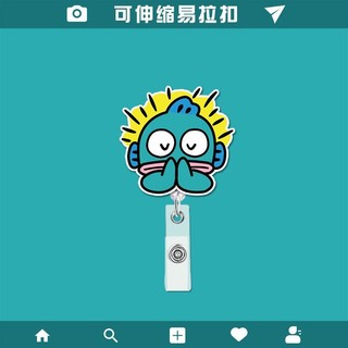 Dễ Thương Kẹp Giữ Thẻ Bằng acrylic Có Thể Rút Lại Tiện Dụng Cho Y Tá / Bác Sĩ