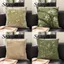 Gối tựa sofa xanh vintage Trung Hoa kèm ruột nhung mềm khóa kéo ẩn tháo giặt được trang trí phòng khách phòng ngủ xe hơi