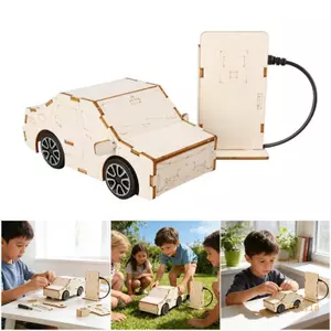 Exhila Giáo Dục Thủ Công Xe Điện Khoa Học Thủ Công Dự Án Đồ Chơi Trẻ Em