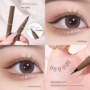 bút kẻ bọng mắt bút kẻ mắt dạng chì chuốt mắt mascara Bút kẻ mắt Chen Shian 0,01mm không nhòe