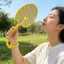 Giỏ tròn nhân tạo dệt tay Phong cách truyền thống Trung Quốc Thân thiện với môi trường để lưu trữ tại nhà trang trí DIY [VN]