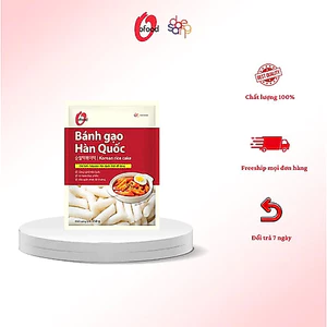 Bánh gạo Hàn Quốc O'Food 1kg, 100% làm từ gạo cao cấp, dẻo, dai, thơm, ngon