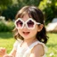 Kính râm Kids Girls Boys Daisy Full Frame Kính râm chống tia cực tím