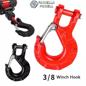 Móc tời FANIELLAPOWELL, Móc kéo Xe cứu hộ Máy kéo, Phụ tùng bên ngoài Dụng cụ bảo trì ô tô Móc thép Carbon Ô tô & xe máy