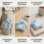 Móc khóa giữ thẻ hình ngôi sao Fluffy cho ba lô Bền mềm ngắn sang trọng có móc kim loại cho học sinh và quà tặng