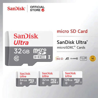 Thẻ nhớ Micro Sandisk Ultra 32GB 64GB 128GB SDSQUNR-032G-064G - 128GB-GN3MN - Bảo hành 60 tháng