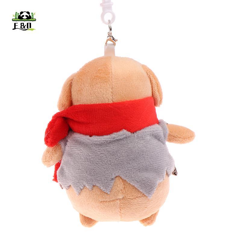 [F & O] 12cm Dễ Thương Nhúng Sốt Chó Sang Trọng Búp Bê Mặt Dây Chuyền Đồ Chơi Thú Nhồi Bông Quà Tặng Treo Ngộ nghĩnh Cho Trẻ Em EMKK