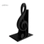Thai| Bộ sắp xếp sách thư viện, Music Note Bookend, Tác phẩm điêu khắc in 3D một mảnh, Tượng trang trí đế rắn ổn định để trang trí văn phòng và máy tính để bàn nghệ thuật tại nhà