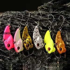 MỚIIDEA Mồi câu cá chìm dần, VIB 28mm / 2.3g Mồi Minnow, 2025 Eyes Minnow Wobbler Bass Mồi câu cá