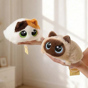 Cùng Ngày Giao Hàng Chubby Die Die Le Cat Sang Trọng Đồ Chơi Mèo Đen Búp Bê Tay Còn Lại Búp Bê Ragdoll Quà Tặng
