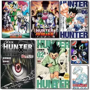Anime Nhật Bản Phổ Biến Hunter Poster Không Khung Tranh Canvas Cho Phòng Gia Đình Trang Trí Tường