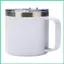Cốc di động dành cho du lịch Cốc uống nước cách nhiệt có thể xếp chồng lên nhau 12oz Cốc cà phê di động có nắp & tay cầm Tường đôi jiwvn