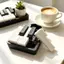 Bàn phím đàn Piano Mini Fidget Clier Đồ chơi yên tĩnh Báo chí không ồn ào Móc khóa di động cho thư viện Văn phòng Giảm căng thẳng Người lớn