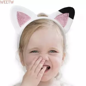 Mũ WEETW, Mũ Anime Tai Mèo Băng Đô, Phụ Kiện Tóc Ngộ nghĩnh Phong Cách Hàn Quốc Băng Đô Quấn Tóc Tóc Cô Gái