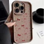 Ốp Lưng Cho Samsung Galaxy S25 S26 FE Plus Ultra 5G A57 A17 A37 A27 Ốp Lưng Điện Thoại Sang Trọng Nơ Anh Đào TPU Camera Bảo Vệ Chống Sốc Mềm Mờ Silicon