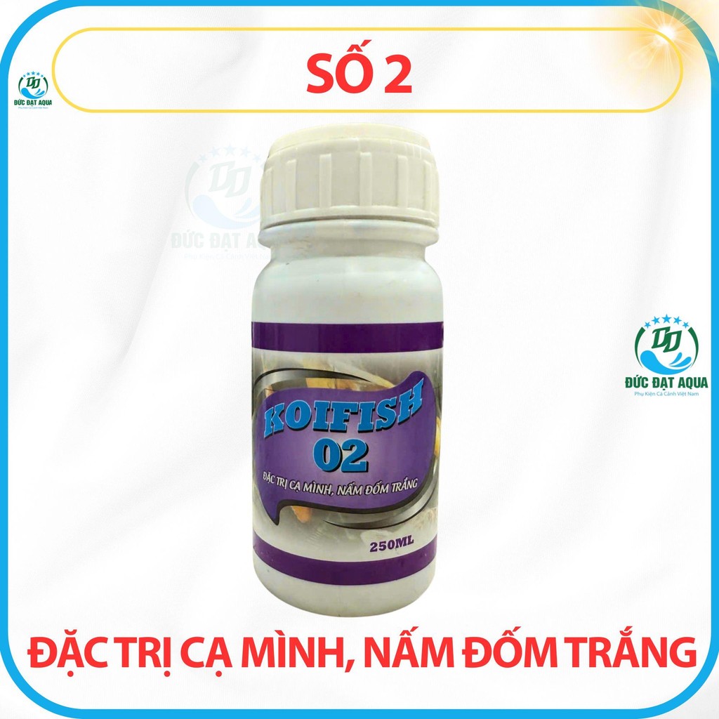 koi fish 01-02-03-04-05-koifish pro 250ml nấm mang, nấm trắng, trùng mỏ leo, rúc góc cá koi, cá cảnh 4