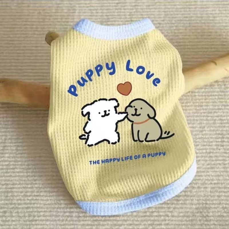 【Ready Stock】 Puppy Clothes Thin Summer Clothing Cat Teddy Bichon Corgi Pomeranian Small Dog Puppy Spring Pet Vest 0xMO