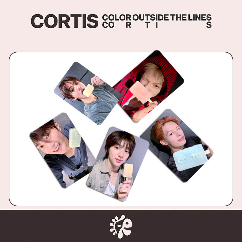 HK1 5 Cái / bộ CORTIS LOMO Card Album Mini MÀU NGOÀI CÁC DÒNG Bưu Thiếp Bộ Sưu Tập MARTIN Ngoại Vi KH1