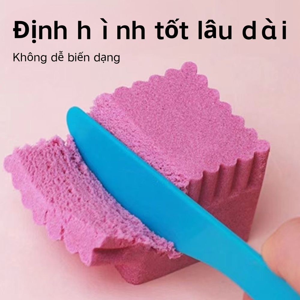 Kinetic Motion Sand Playset with Molds Inflatable Safe Non-toxic Space Sand Toys for Kids