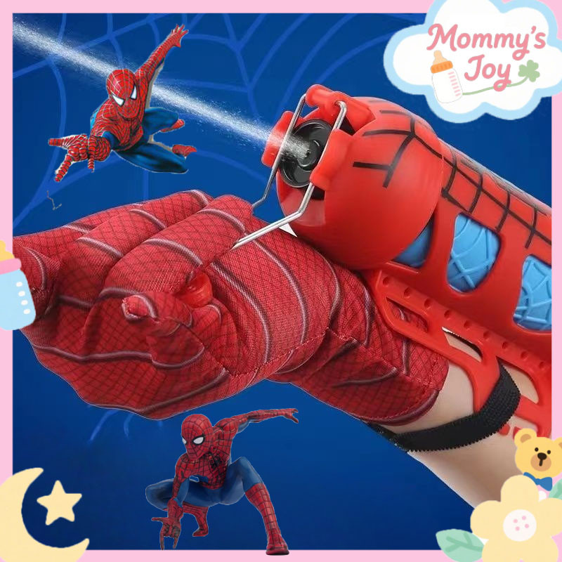 Dồ Chơi SpiderMan Găng Tay Bắn Tơ Spiderman，Bắn Tơ Độc Đáo Siêu Nhân Nhện Spider Man Cho Bé