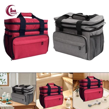 Túi sơ cứu Hộp đựng thuốc rỗng Hộp đựng thuốc di động Đa chức năng Túi đựng thuốc Hộp đựng chai cho ô tô nơi làm việc ngoài trời