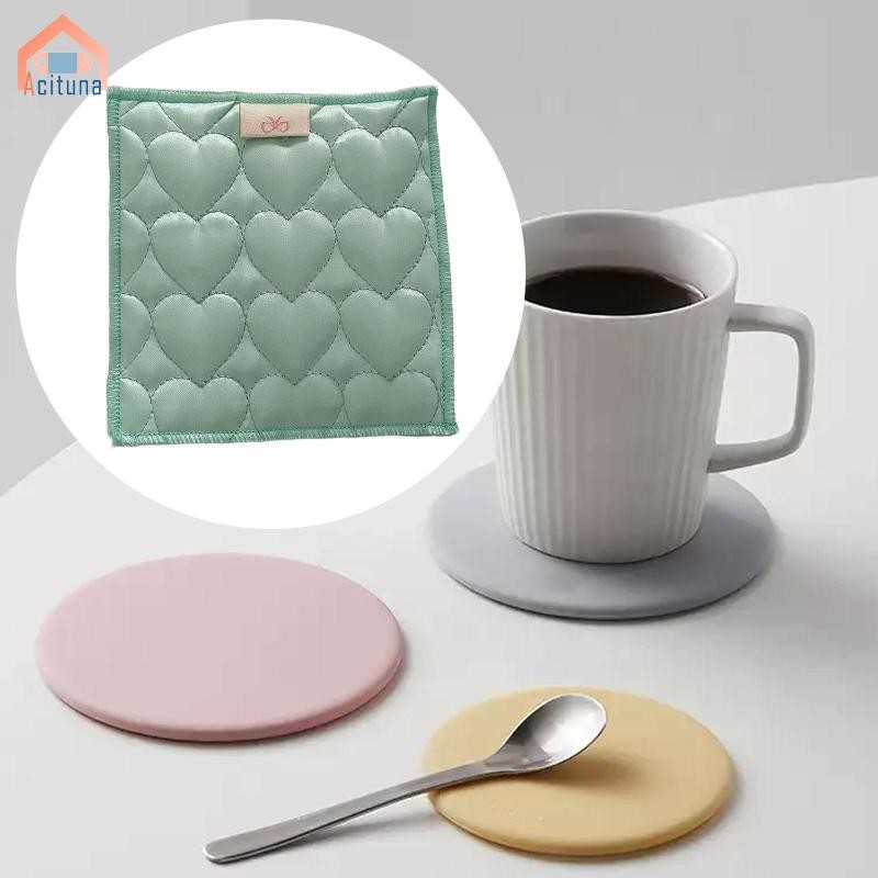 Đế Lót Ly Đồ Uống Đế Lót Ly, Thảm Chống Trơn Trượt, Tấm Nhiệt Vuông Cho Đám Cưới Bàn Phòng Khách